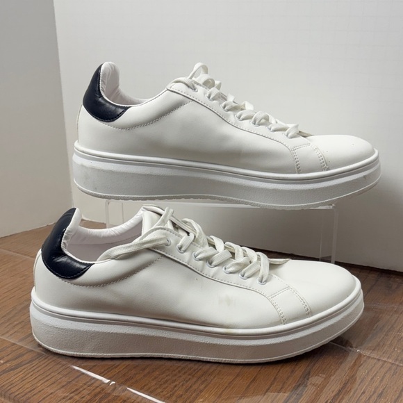ASOS men’s running White and Black Platform Sneakers